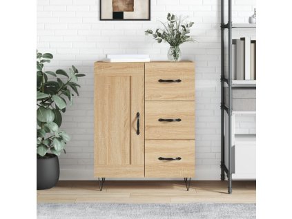 vidaXL Příborník dub sonoma 69,5 x 34 x 90 cm kompozitní dřevo