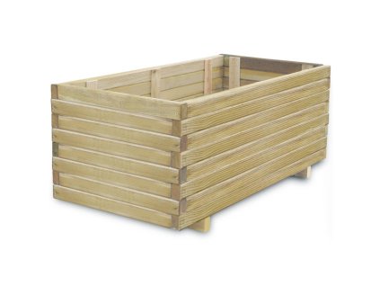 vidaXL Vyvýšený záhon 100 x 50 x 40 cm dřevo obdélníkový