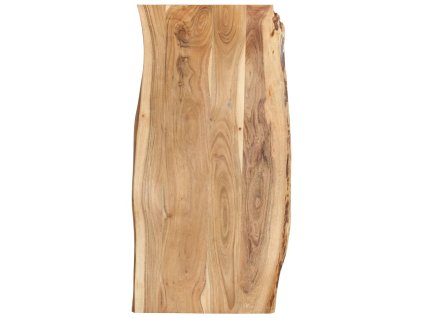 vidaXL Stolní deska masivní akáciové dřevo 118 x (50–60) x 2,5 cm