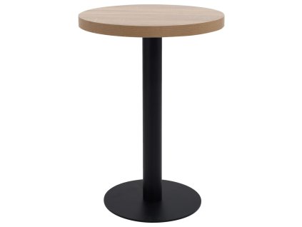 vidaXL Bistro stolek světle hnědý 60 cm MDF