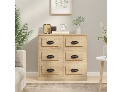 vidaXL Příborník dub sonoma 70 x 35,5 x 67,5 cm kompozitní dřevo