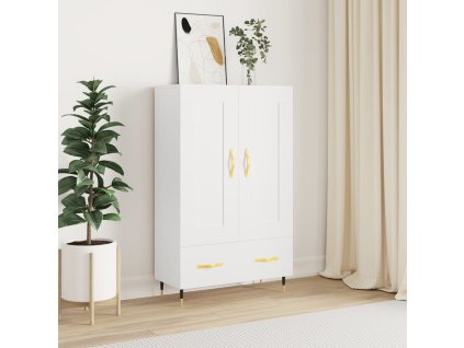 vidaXL Skříň highboard bílá 69,5 x 31 x 115 cm kompozitní dřevo