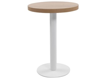 vidaXL Bistro stolek světle hnědý 60 cm MDF