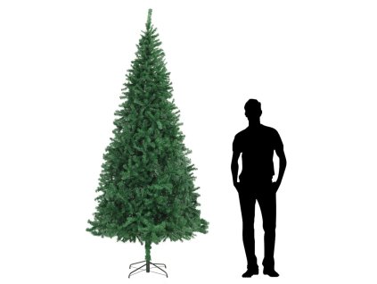 vidaXL Umělý vánoční stromek 300 cm zelený