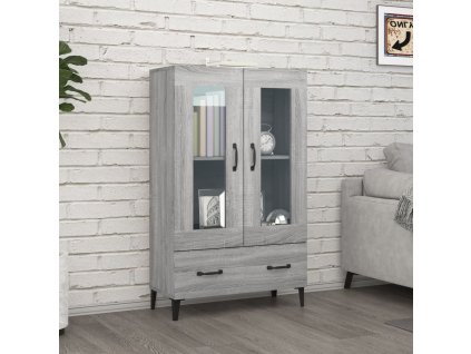 vidaXL Komoda šedá sonoma 70 x 31 x 115 cm kompozitní dřevo