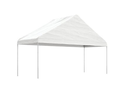 vidaXL Altán se střechou bílý 5,88 x 2,23 x 3,75 m polyethylen