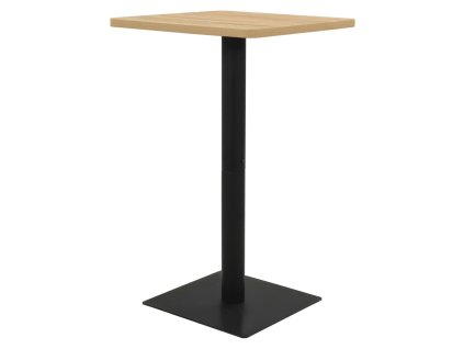 vidaXL Bistro stolek barva dub 78,5 x 78,5 x 107 cm