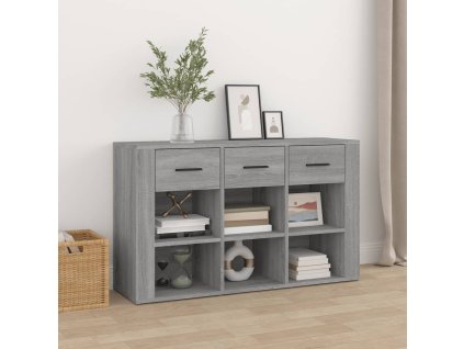 vidaXL Příborník šedý sonoma 100 x 30 x 59,5 cm kompozitní dřevo
