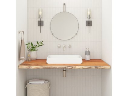 vidaXL Koupelnová deska 140x60x2,5 cm obdélník masivní akáciové dřevo