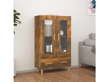 vidaXL Komoda kouřový dub 70 x 31 x 115 cm kompozitní dřevo