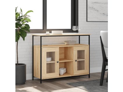 vidaXL Příborník dub sonoma 100 x 35 x 80 cm kompozitní dřevo