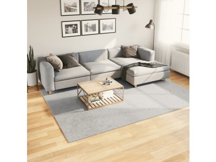 vidaXL Koberec HUARTE krátký vlas měkký a pratelný šedý 200x280 cm