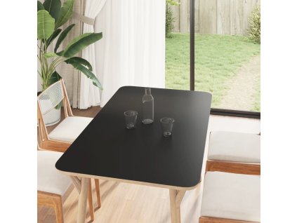vidaXL Tapety na nábytek samolepicí matné černé 90 x 500 cm PVC