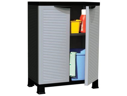 vidaXL Plastová skříňka 68 x 39 x 92 cm