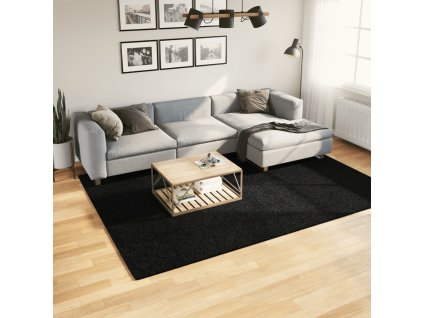 vidaXL Koberec OVIEDO krátký vlas černý 200 x 280 cm