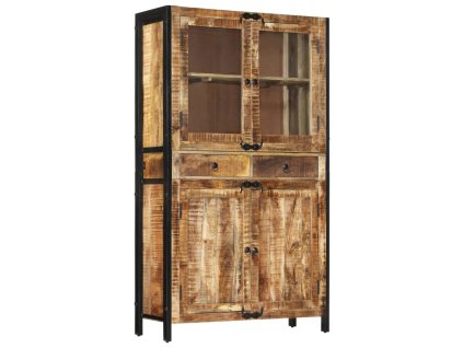 vidaXL Příborník 100 x 40 x 175 cm masivní hrubé mangovníkové dřevo