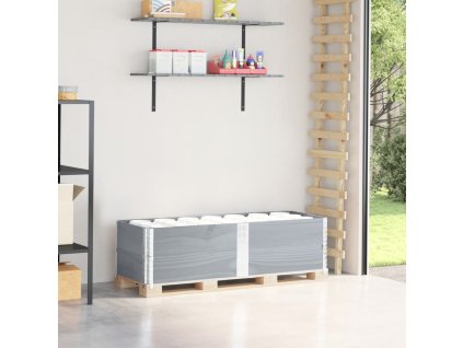 vidaXL Paletové nástavce 2 ks šedé 150 x 50 cm masivní borové dřevo