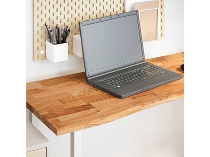 vidaXL Stolní deska světle hnědá 140x60x2,5 cm dub obdélníkový