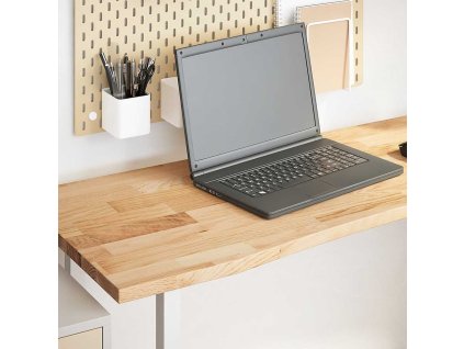 vidaXL Stolní deska neošetřené 160x50x2,5 cm dub obdélníkový