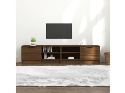 vidaXL TV skříňky 2 ks hnědý dub 80 x 35 x 36,5 cm kompozitní dřevo