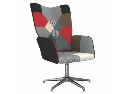 vidaXL Relaxační křeslo patchwork textil