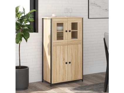 vidaXL Skříň highboard dub sonoma 62 x 32 x 106,5 cm kompozitní dřevo