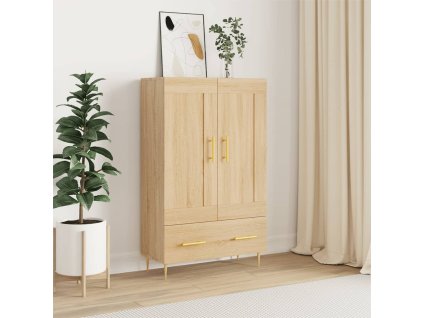 vidaXL Skříň highboard dub sonoma 69,5 x 31 x 115 cm kompozitní dřevo