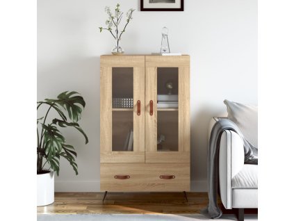 vidaXL Skříň highboard dub sonoma 69,5 x 31 x 115 cm kompozitní dřevo
