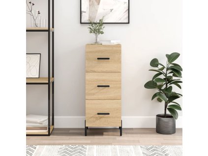 vidaXL Příborník dub sonoma 34,5 x 34 x 90 cm kompozitní dřevo