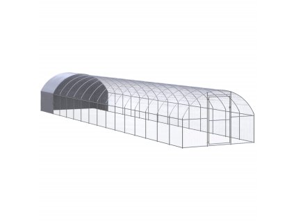 vidaXL Venkovní klec pro kuřata 3 x 16 x 2 m pozinkovaná ocel