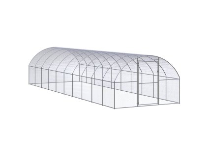vidaXL Venkovní klec pro kuřata 3 x 10 x 2 m pozinkovaná ocel