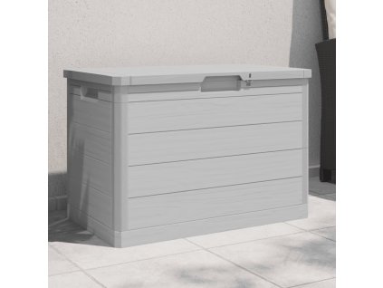vidaXL Zahradní box na podušky šedý 77,5 x 44,5 x 53 cm polypropylen