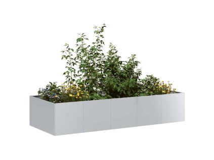 vidaXL Truhlík 200x80x40 cm pozinkovaná ocel