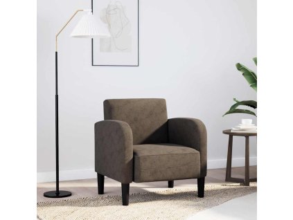 vidaXL Rozkládací křeslo s područkami tmavě šedé 54 cm umělá kůže