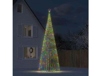 vidaXL LED vánoční stromek 1544 barevných LED diod 500 cm