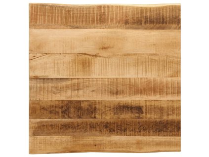 vidaXL Stolní deska živá hrana 80x80x3,8 cm masivní hrubý mangovník