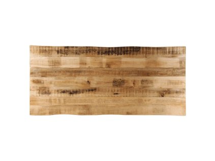 vidaXL Stolní deska živá hrana 140x60x2,5 cm masivní hrubý mangovník