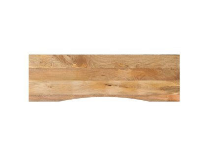 vidaXL Stolní deska s výřezem 160x50x2,5 cm masivní hrubý mangovník