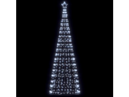 vidaXL LED vánoční stromek 550 studených bílých LED 300 cm