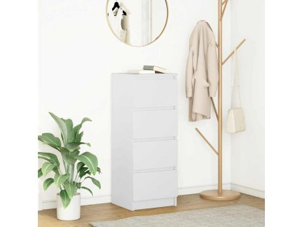 vidaXL Příborník bílý 37,5x35x99 cm kompozitní dřevo