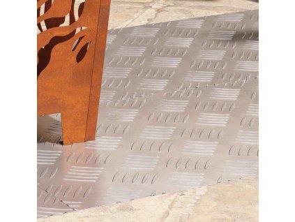 vidaXL Kolečkové desky 4 pcs Stříbrná 90 x 40 cm Hliník