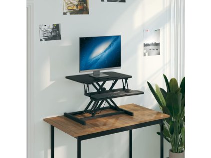 vidaXL Nastavitelná pracovní stanice 60x40x(13–41,5)cm ocel a kompozit