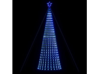 vidaXL LED vánoční stromek 1028 modrých LED diod 403 cm