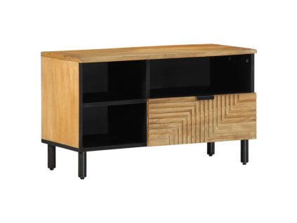 vidaXL TV skříňka hnědá 80x33x46 cm Masivní dřevo Mango