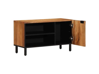 vidaXL TV jednotky s policí Masivní akátové dřevo 80 x 31,5 x 46 cm