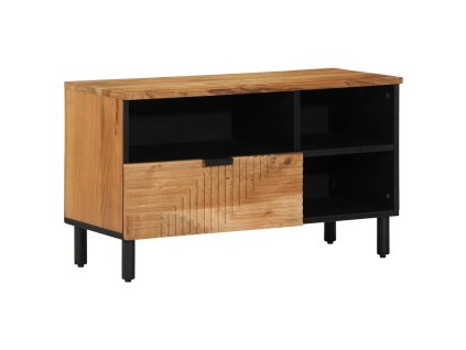 vidaXL TV jednotky se zásuvkou Masivní akátové dřevo Kompozitní dřevo