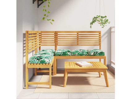 vidaXL Polštář List 6 pcs Vzor listů 40 x 40 x 8 cm Oxford látka