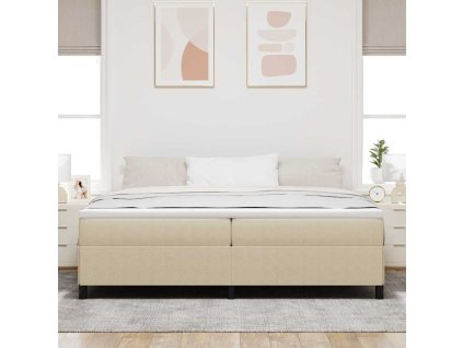 vidaXL Postel s boxspringem Šedozelená 200 x 200 cm samet