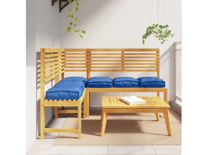 vidaXL Polštář 6 pcs Královská modrá 40 x 40 x 8 cm Oxford látka