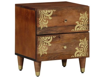 vidaXL Noční skříňka se zásuvkou Medová hnědá 40 x 33 x 46 cm